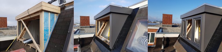 Kunststof dakkapel in Amsterdam